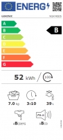 Pračka Gorenje W2A74SDS energetický štítek new